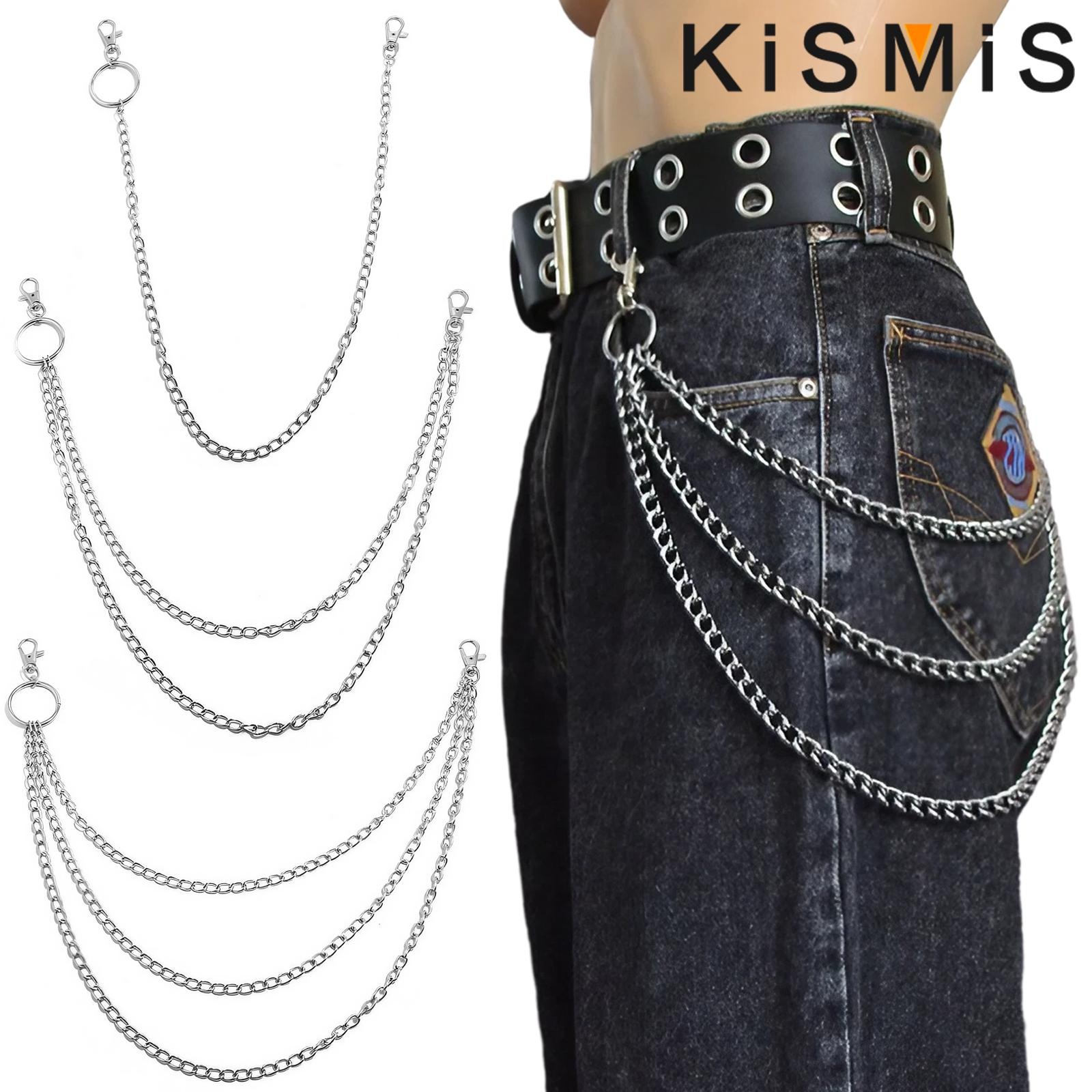 Street Fashion Jewelry - KISMIS 1PC Punk Street keychain trousers
