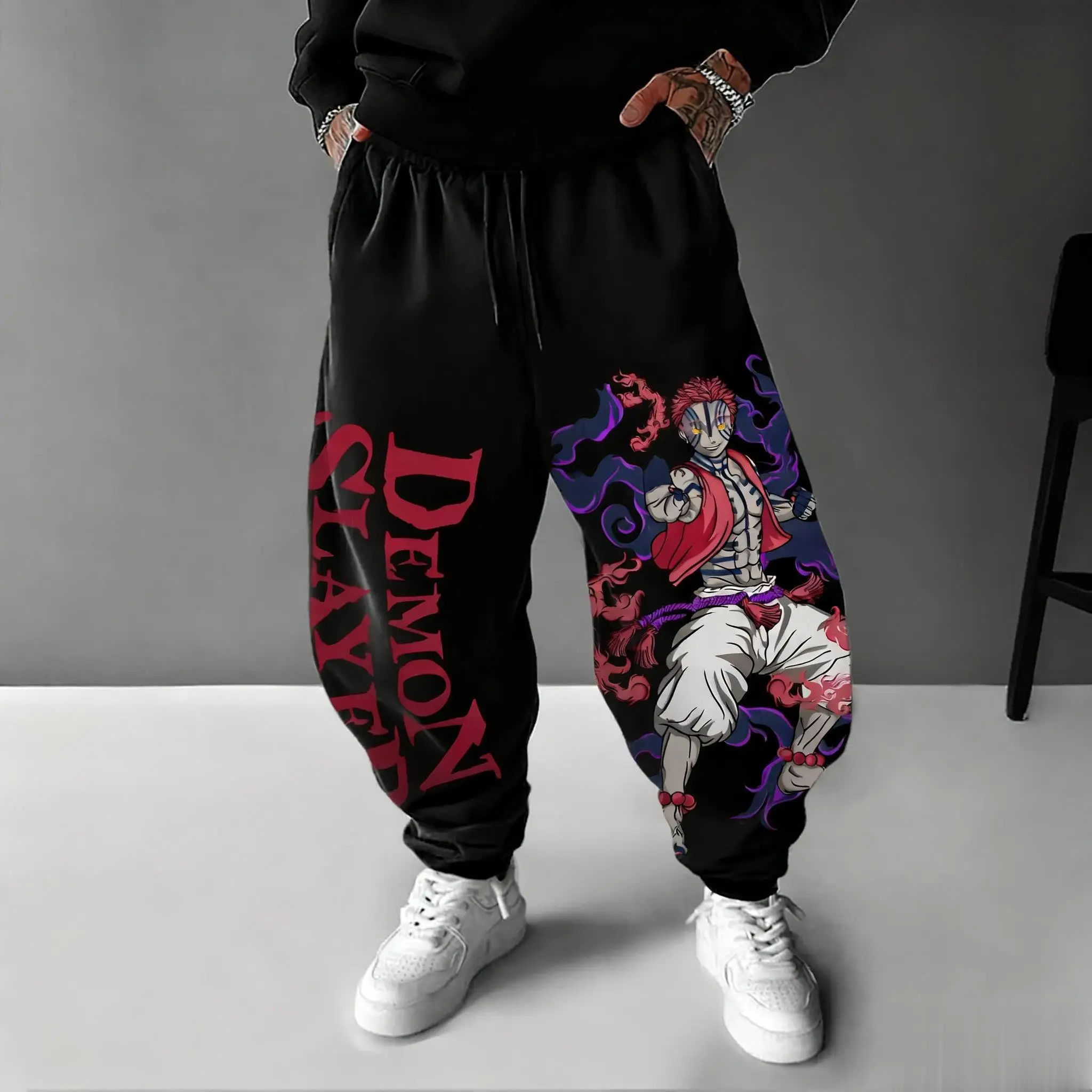 Street Fashion In Japan - 2026 Demon Slayer Akaza Anime Pants