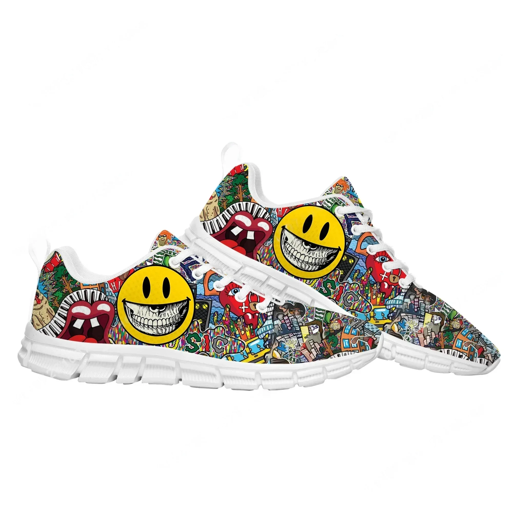 Street Fashion Graffiti - street art graffiti Sports Shoes Mens