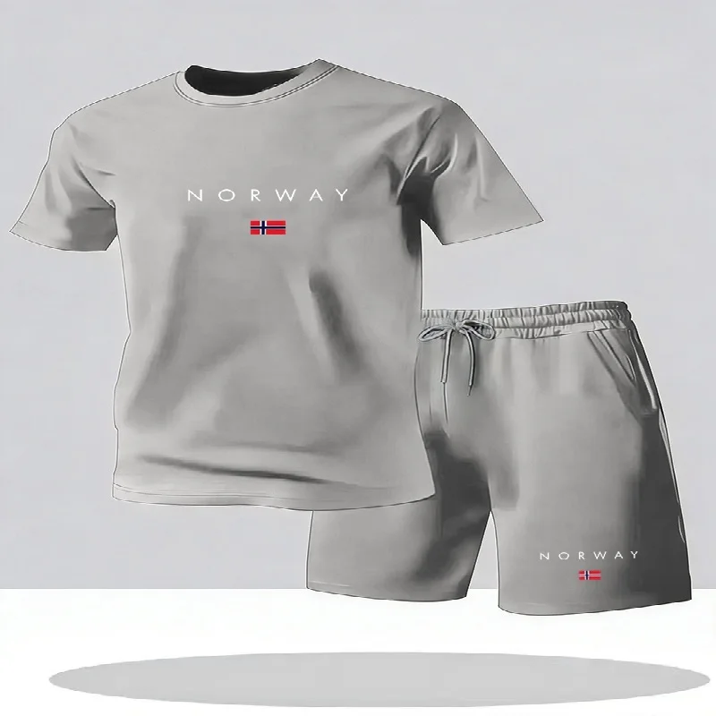 Street Fashion Urban - 2026 New Men's Casual Short Sleeved