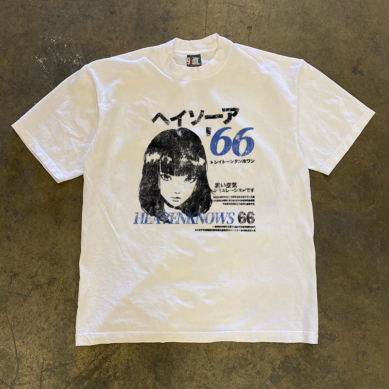 Street Fashion Shibuya - Heavyweight Comic Shibuya Girl Print High