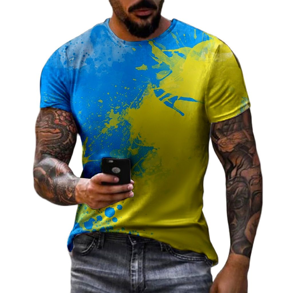 Street Fashion Graffiti - Summer Fashion Retro Graffiti Men's t-shirt