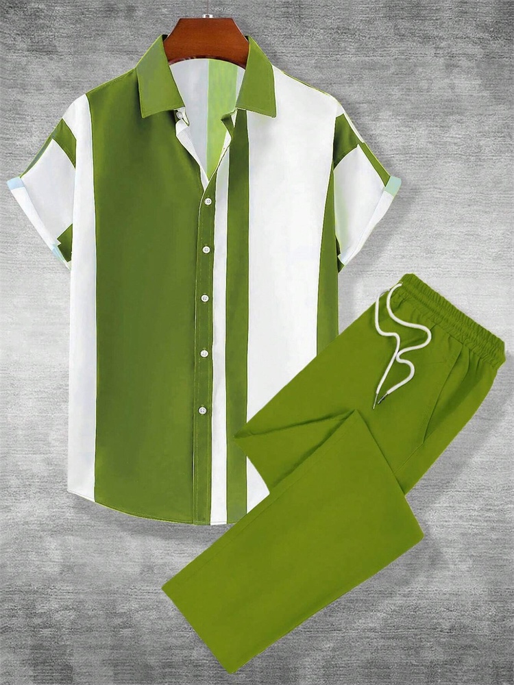 Street Fashion Urban - 2025 Autumn Simple Striped 3D Printed
