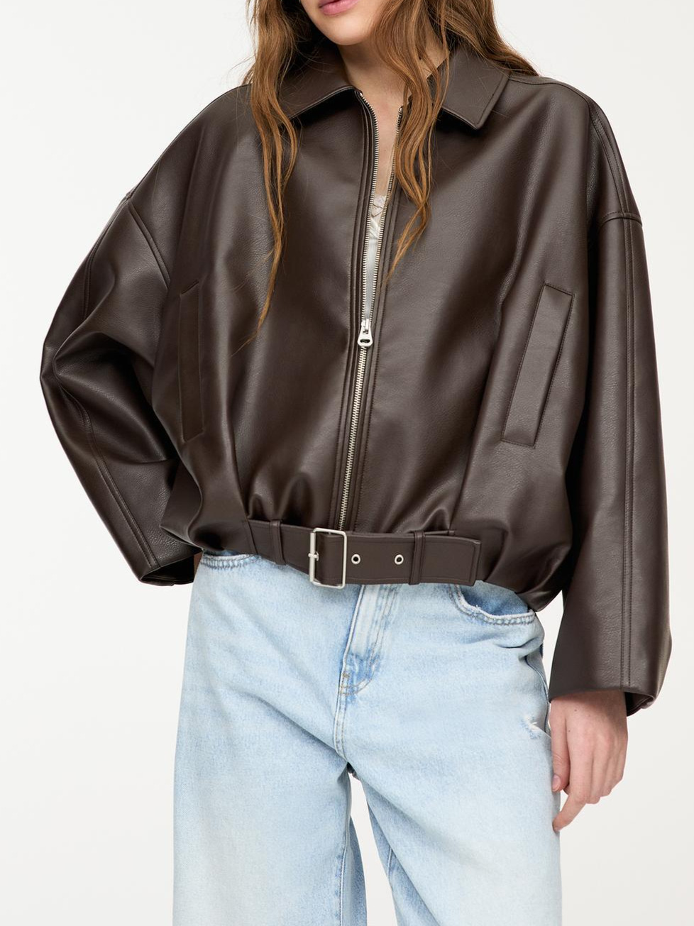 Street Fashion Co - GG Fashion Leather Jacket Women's Vintage