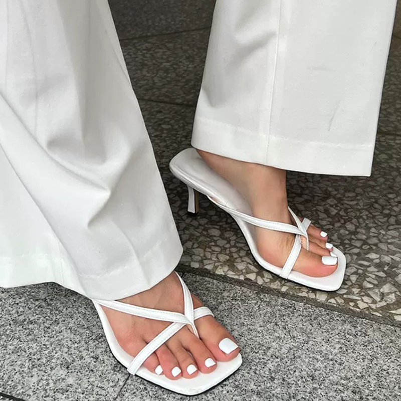 Street Fashion Clothing - 2026 Summer Women Clip Toe Slippers
