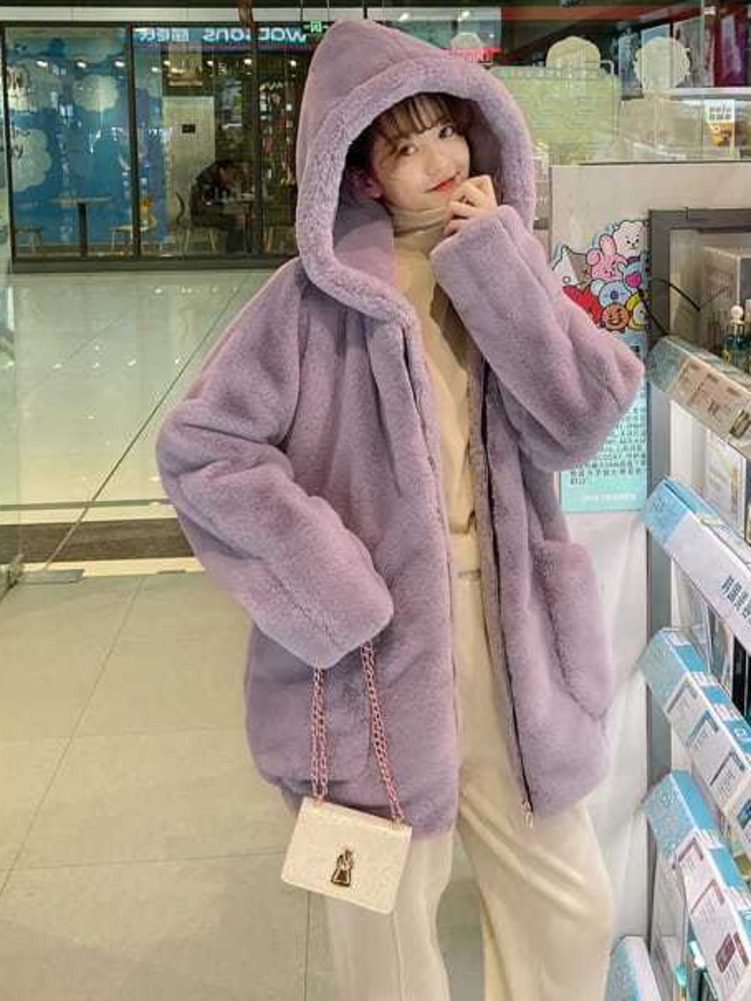Autumn Winter Oversized Sweet  - Street Fashion Hong Kong review and price