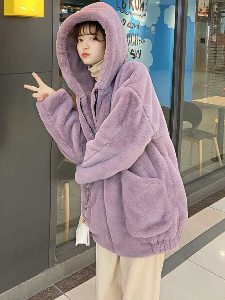 Autumn Winter Oversized Sweet  - Street Fashion Hong Kong review and price