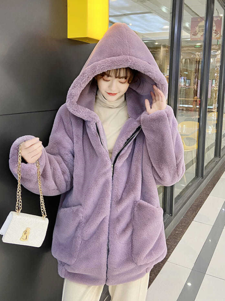 Autumn Winter Oversized Sweet  - Street Fashion Hong Kong review and price