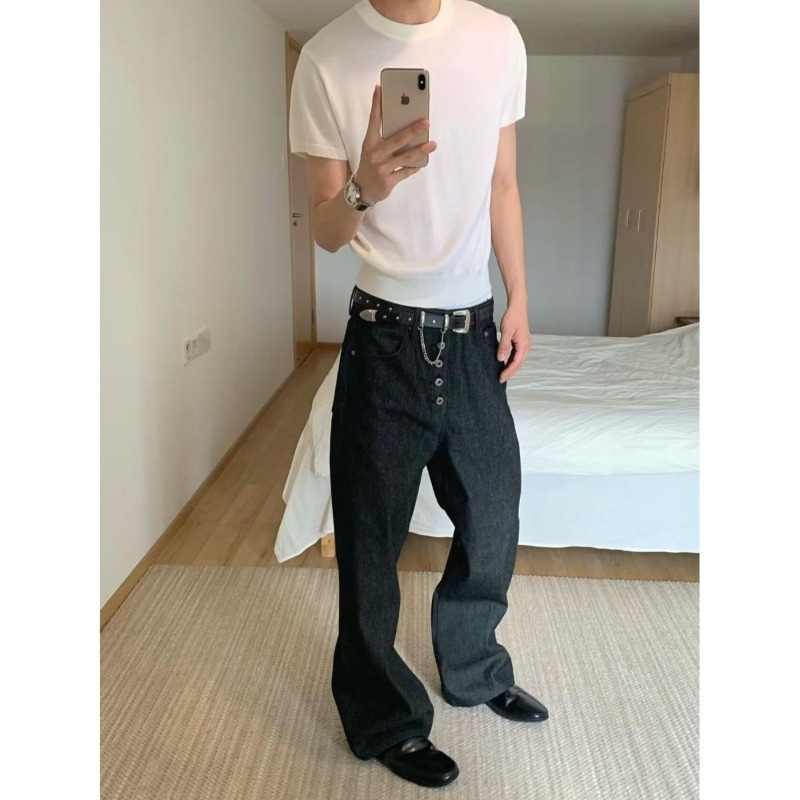 Mens Jeans Harajuku Summer Hon - Street Fashion Hong Kong review and price