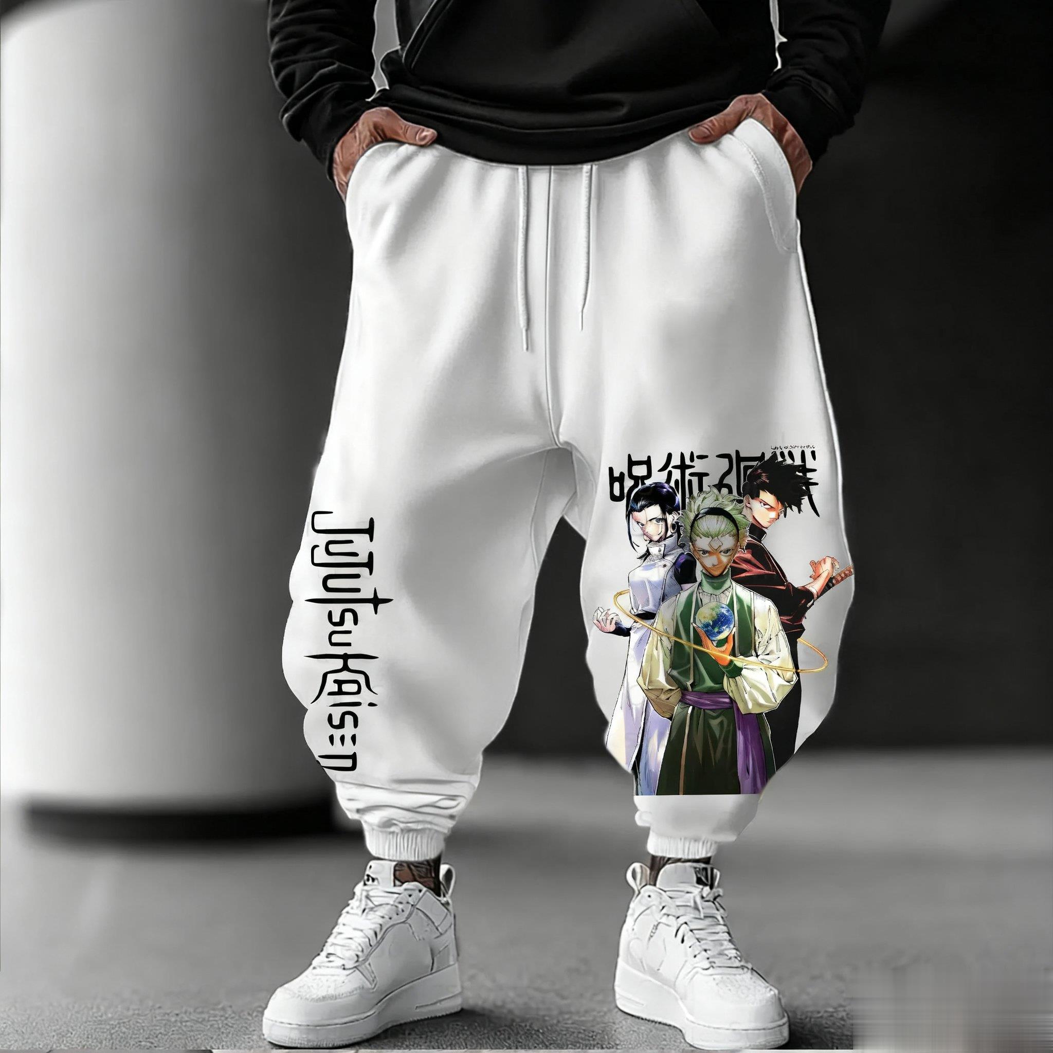 Jujutsu Kaisen Men Jogging Pan - Street Fashion In Japan review and price