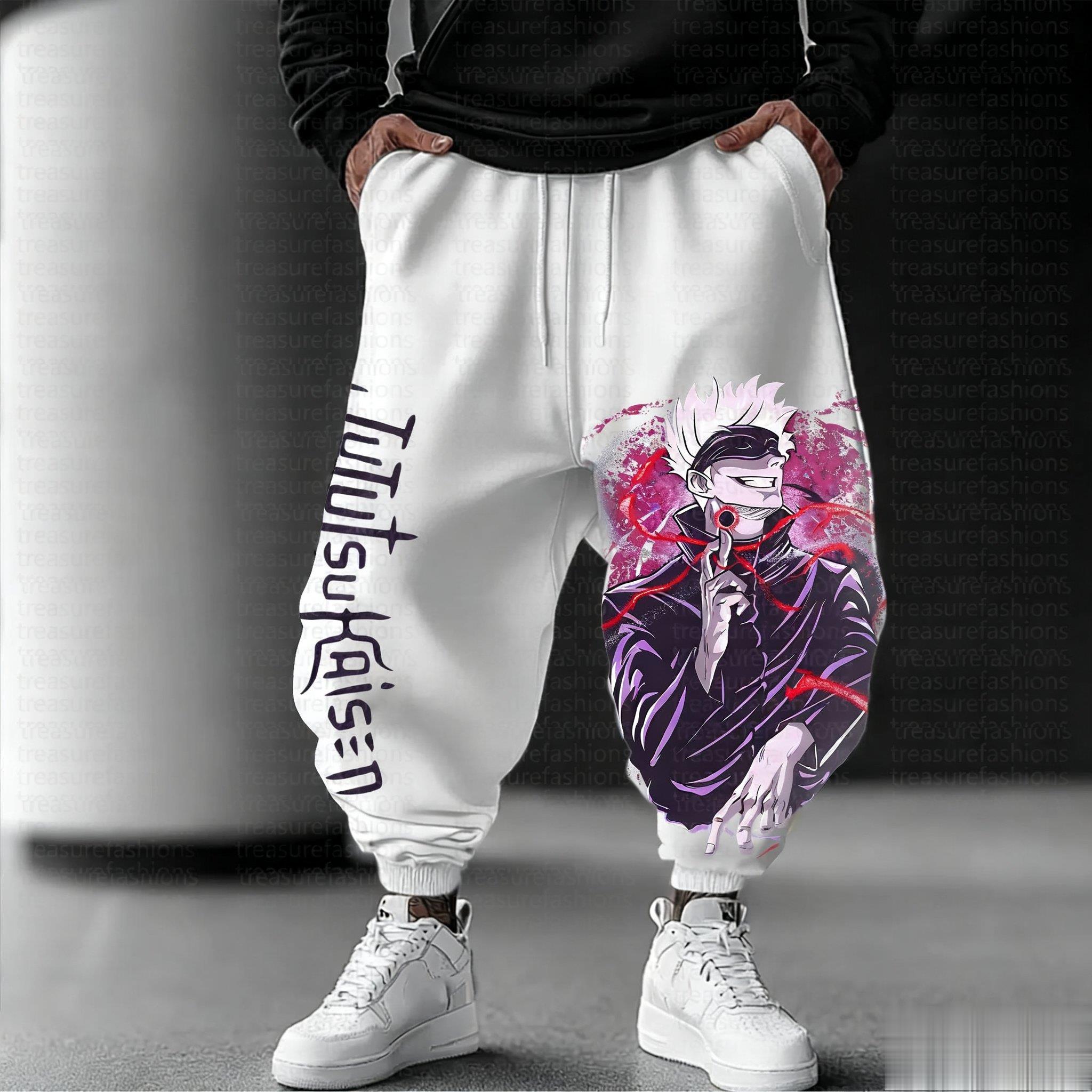 Jujutsu Kaisen Men Jogging Pan - Street Fashion In Japan review and price