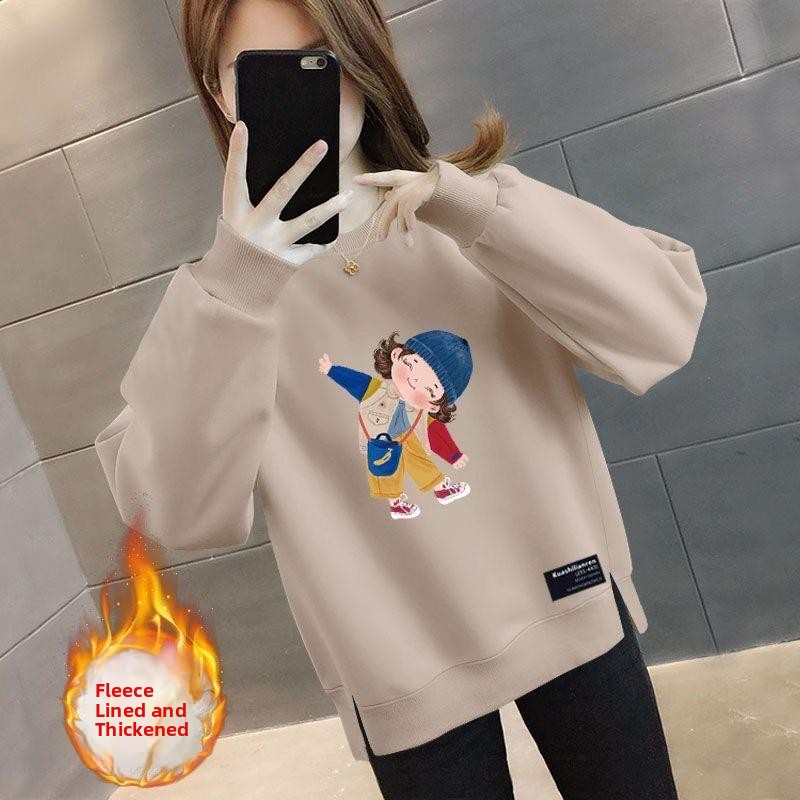 Thickened Fleece Oversize Loos - Oversized Crewneck Fleece review and price