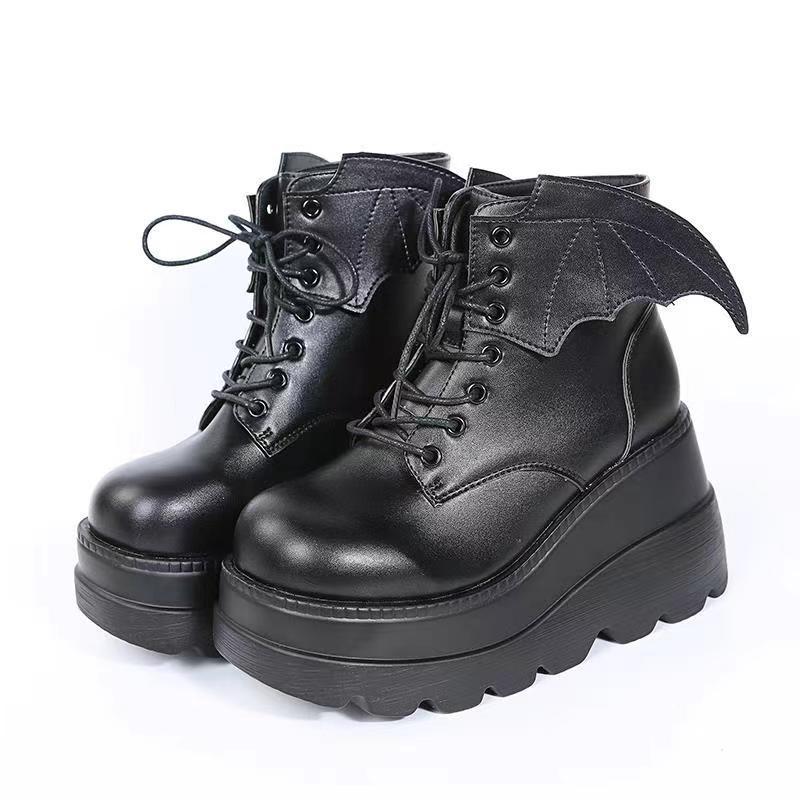 Women's Gothic Bat Wing Platfo - Street Fashion Plus Size review and price