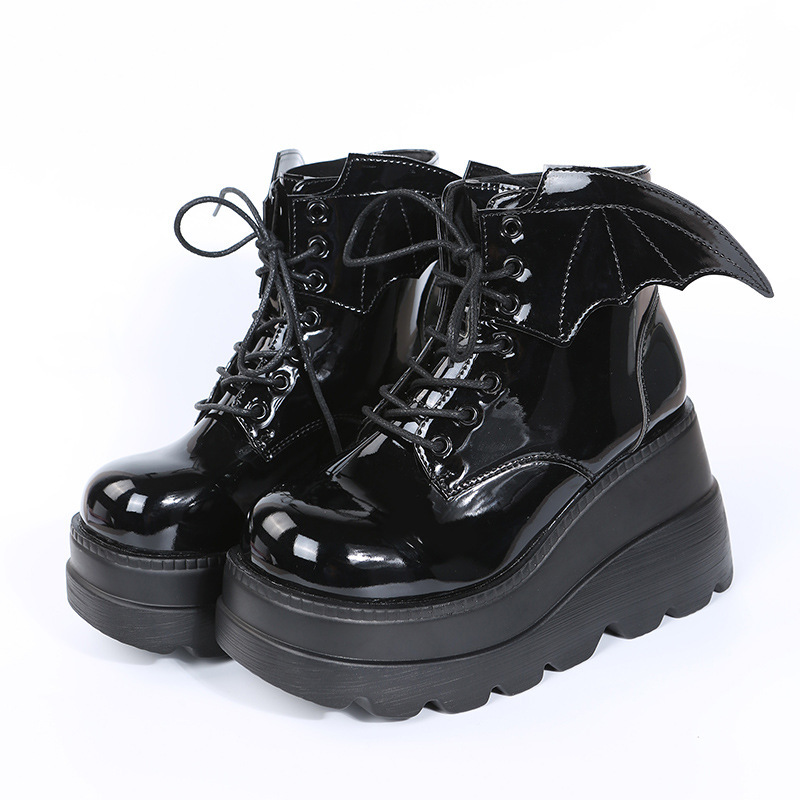 Women's Gothic Bat Wing Platfo - Street Fashion Plus Size review and price