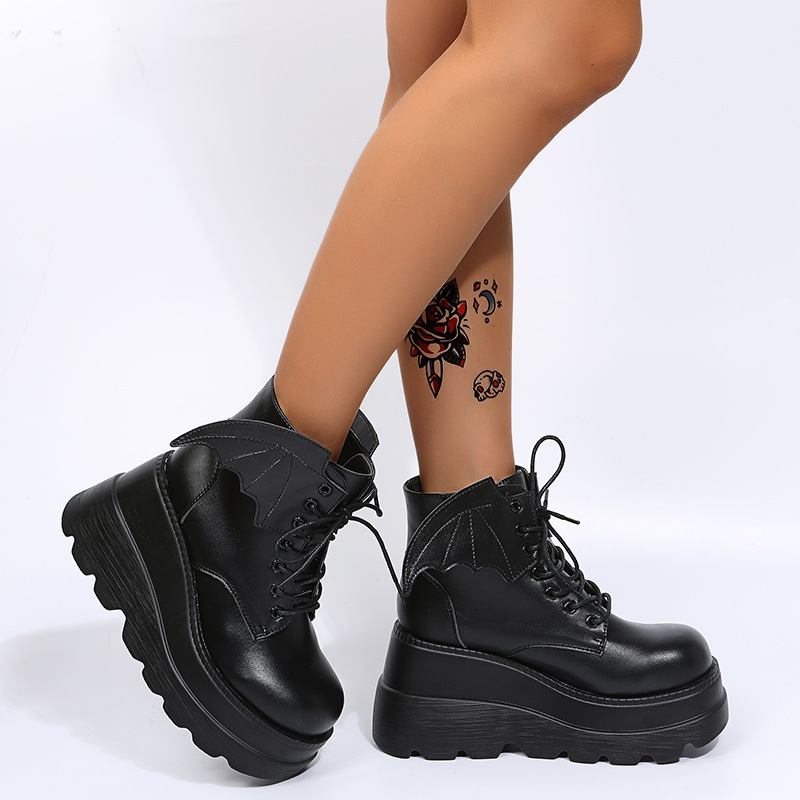 Women's Gothic Bat Wing Platfo - Street Fashion Plus Size review and price