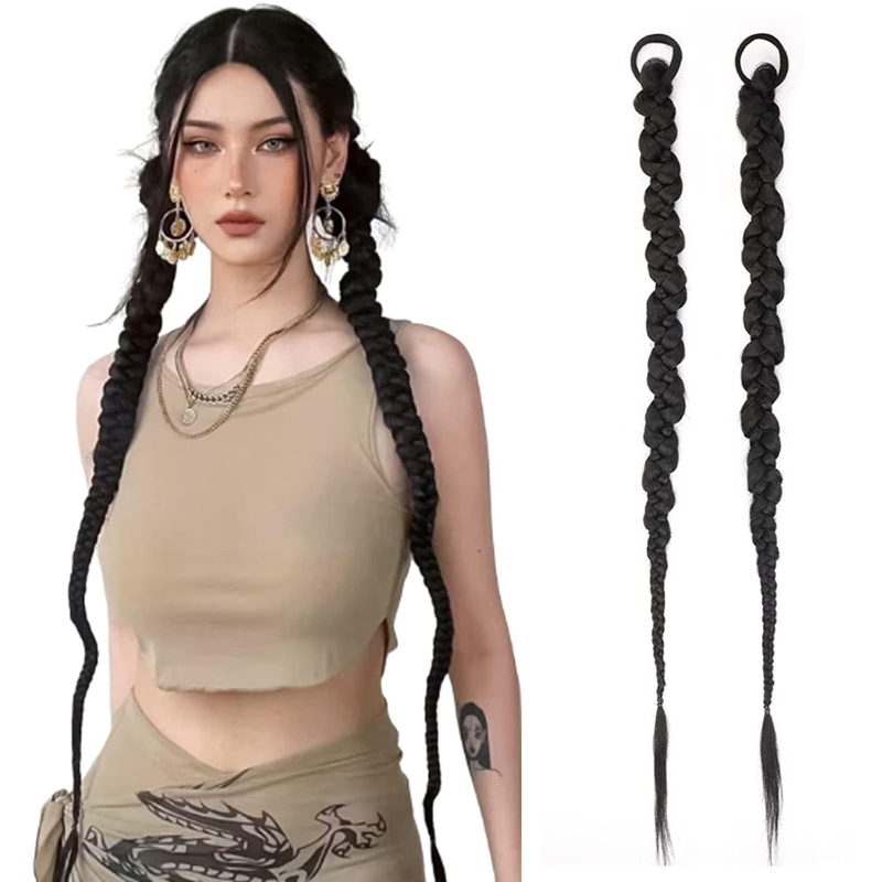 Fashion  Braided Ponytail Hair - Street Fashion Girls review and price