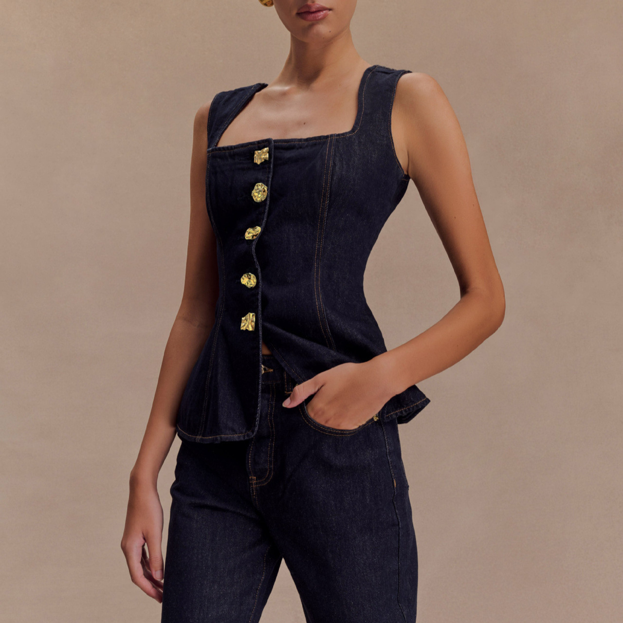 Summer Denim Pant Sets Women 2 - Street Fashion Baggy review and price