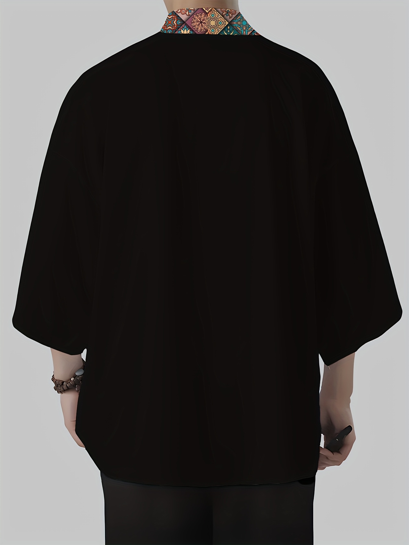 2026 Summer Men's Kimono 3D Pr - Street Fashion Clothing review and price