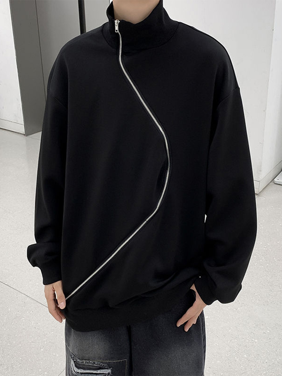 Man Outerwear No Hat Hoodies T - Street Fashion Shibuya review and price