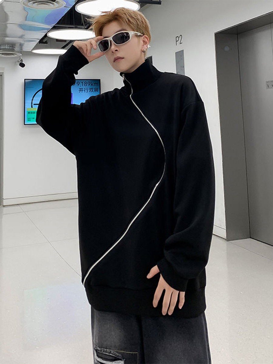 Man Outerwear No Hat Hoodies T - Street Fashion Shibuya review and price