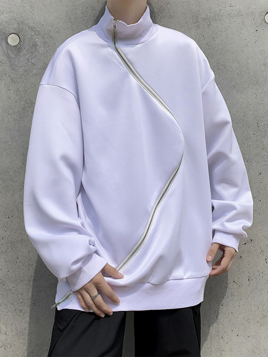 Man Outerwear No Hat Hoodies T - Street Fashion Shibuya review and price