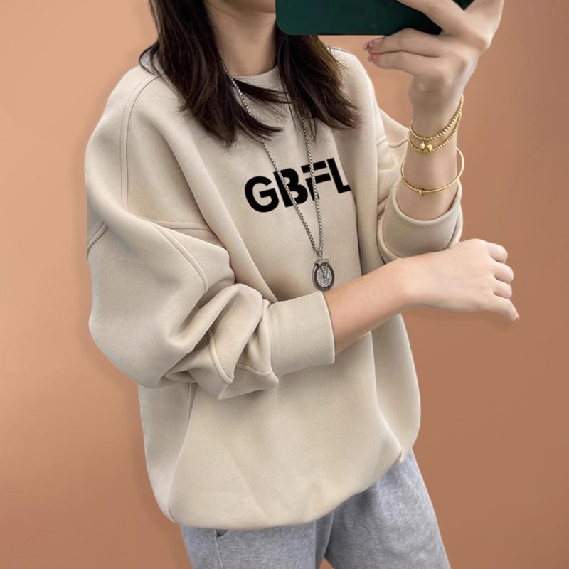 2026 Autumn Winter Oversized P - Oversized Crewneck Fleece review and price
