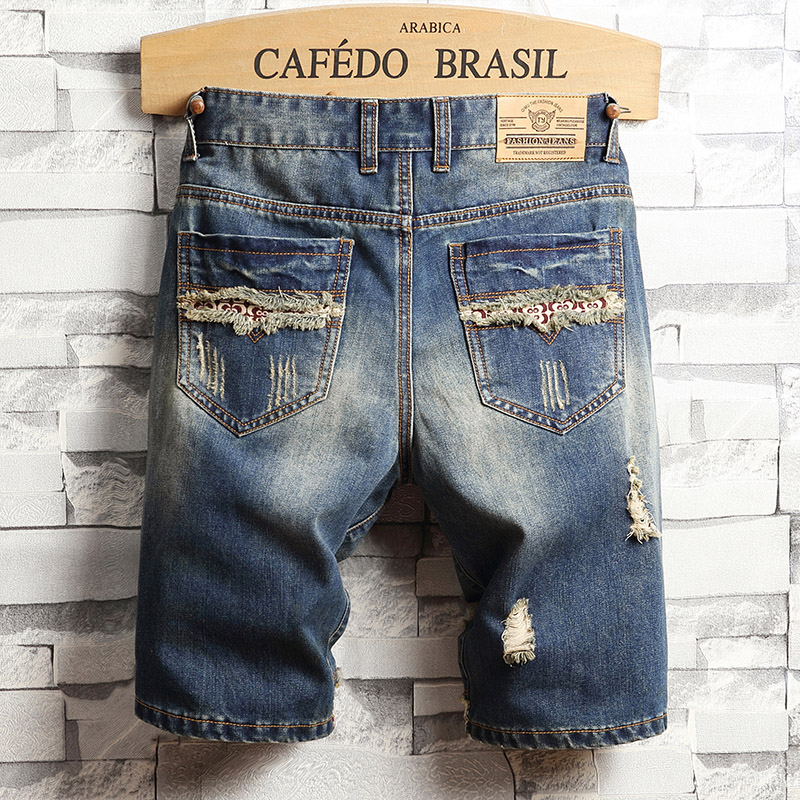 Ripped Hip-hop Denim Shorts Me - Street Fashion Baggy review and price
