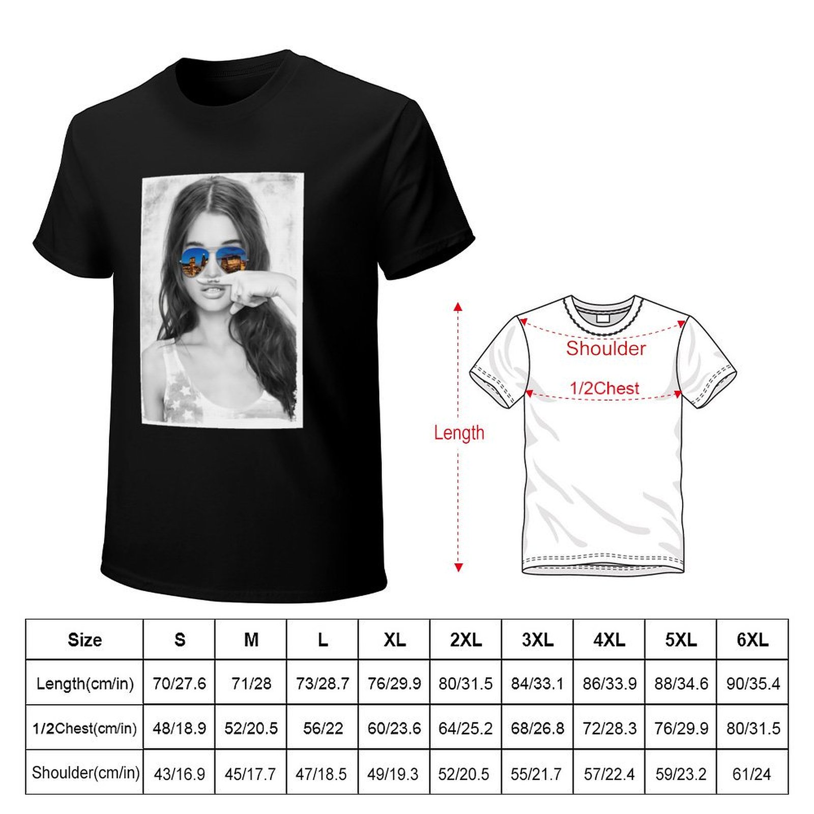 Original Mustache Girl Graphic - Street Fashion Co review and price