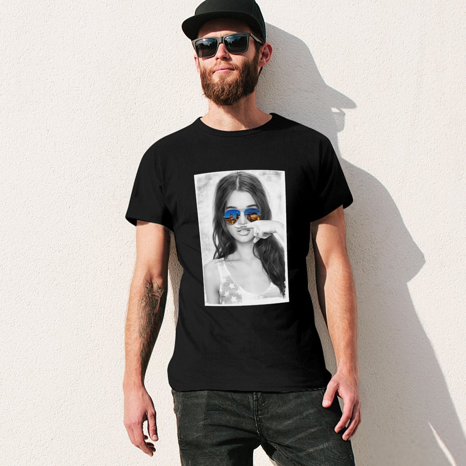 Original Mustache Girl Graphic - Street Fashion Co review and price