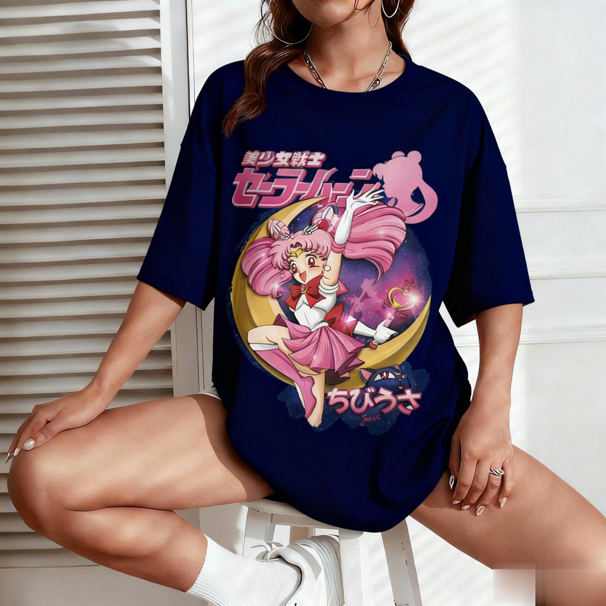 Sailor Moon Anime Print Men Wo - Street Fashion In Japan review and price