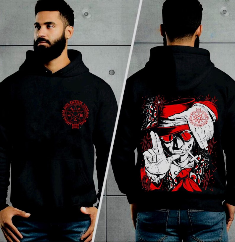 Hellsing Hoodie Oversized Unis - Oversized Crewneck Fleece review and price