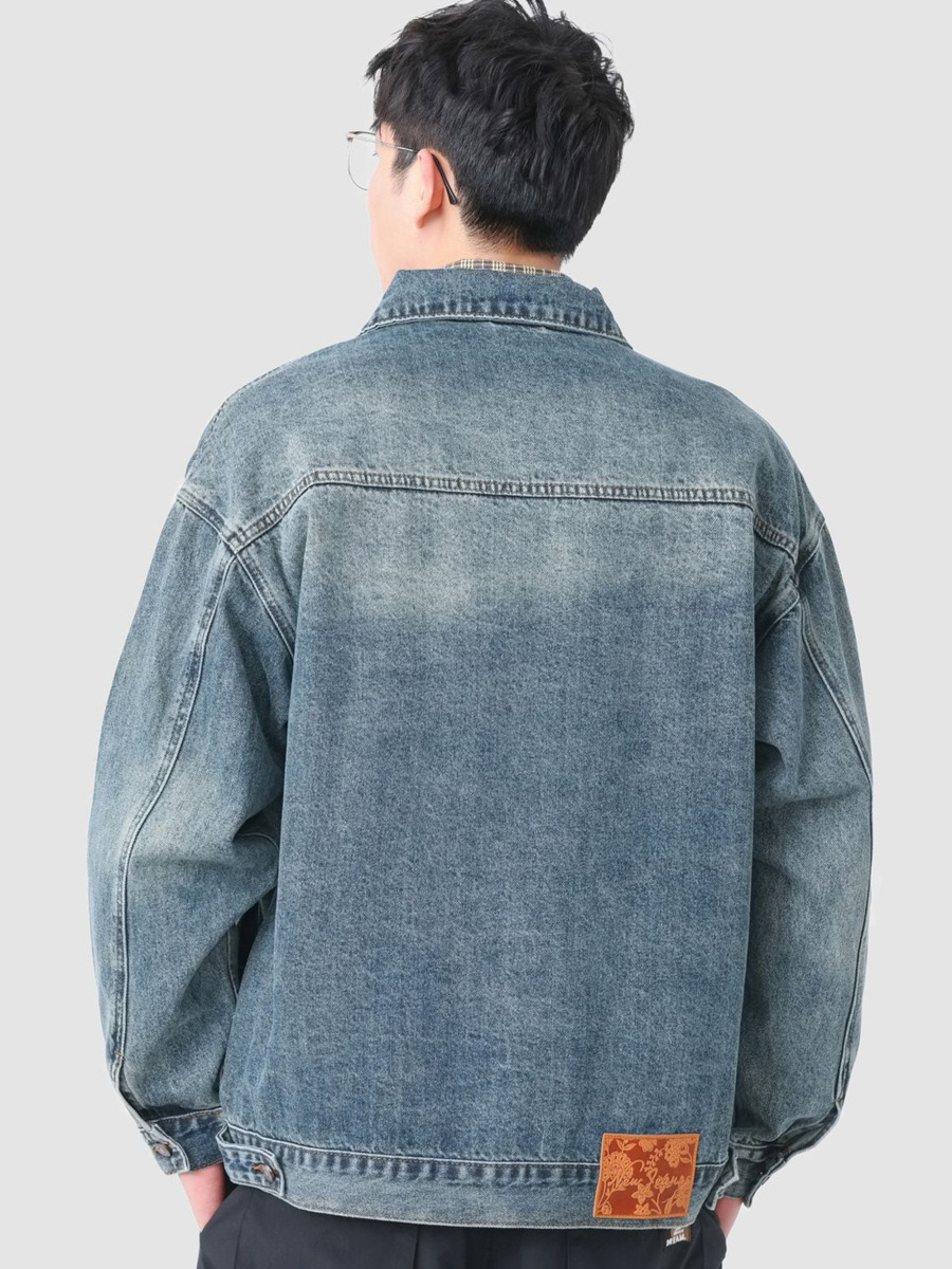 Vintage Embroidery Pocket Deni - Street Fashion Hong Kong review and price