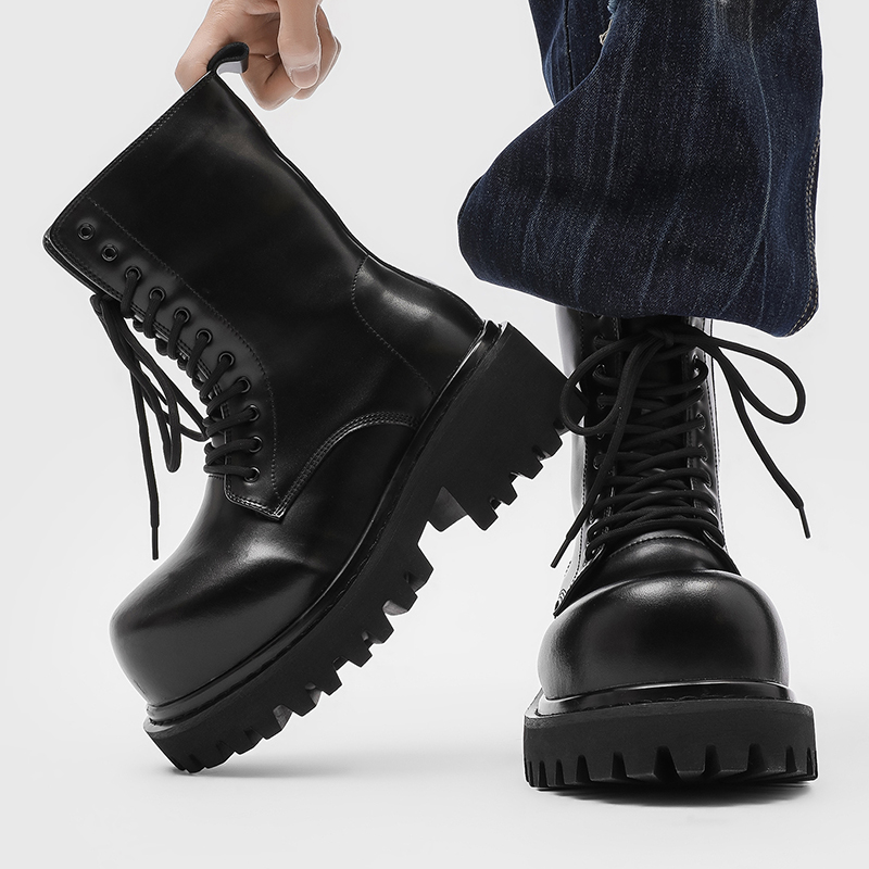 High Top Leather Boots for Cou - Street Fashion Plus Size review and price