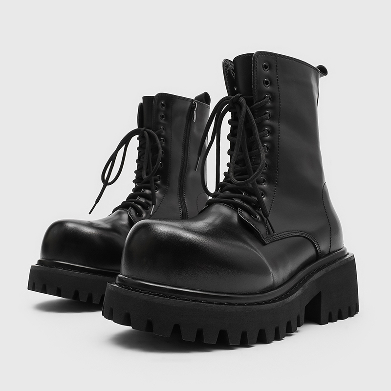 High Top Leather Boots for Cou - Street Fashion Plus Size review and price