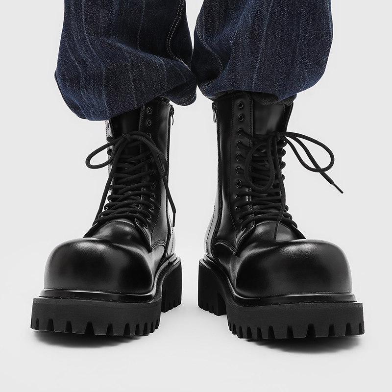 High Top Leather Boots for Cou - Street Fashion Plus Size review and price