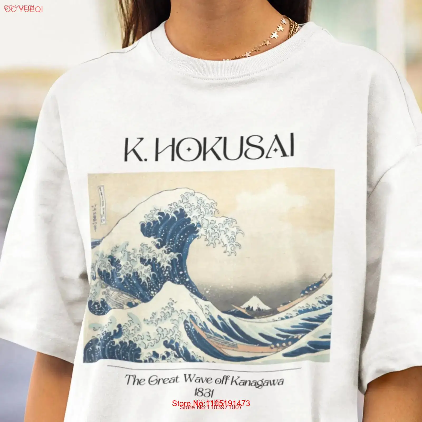 Katsushika Hokusai The Great W - Street Fashion In Japan review and price