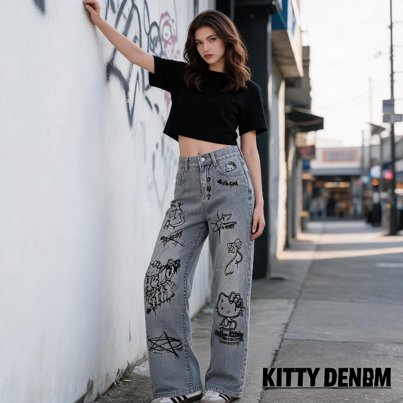 Cute Keiokitty Rhinestone Graf - Street Fashion Graffiti review and price