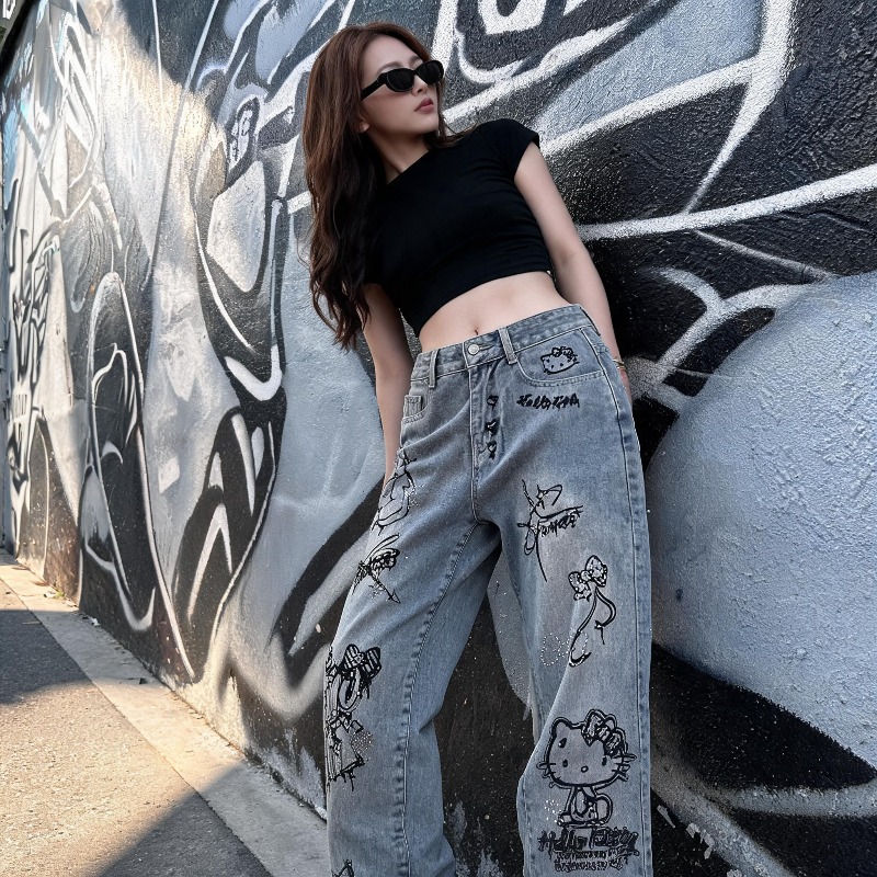 Cute Keiokitty Rhinestone Graf - Street Fashion Graffiti review and price