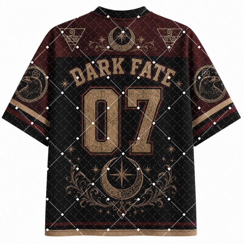 Dark Fate Witch Raven Print V‑ - Street Fashion Baggy review and price