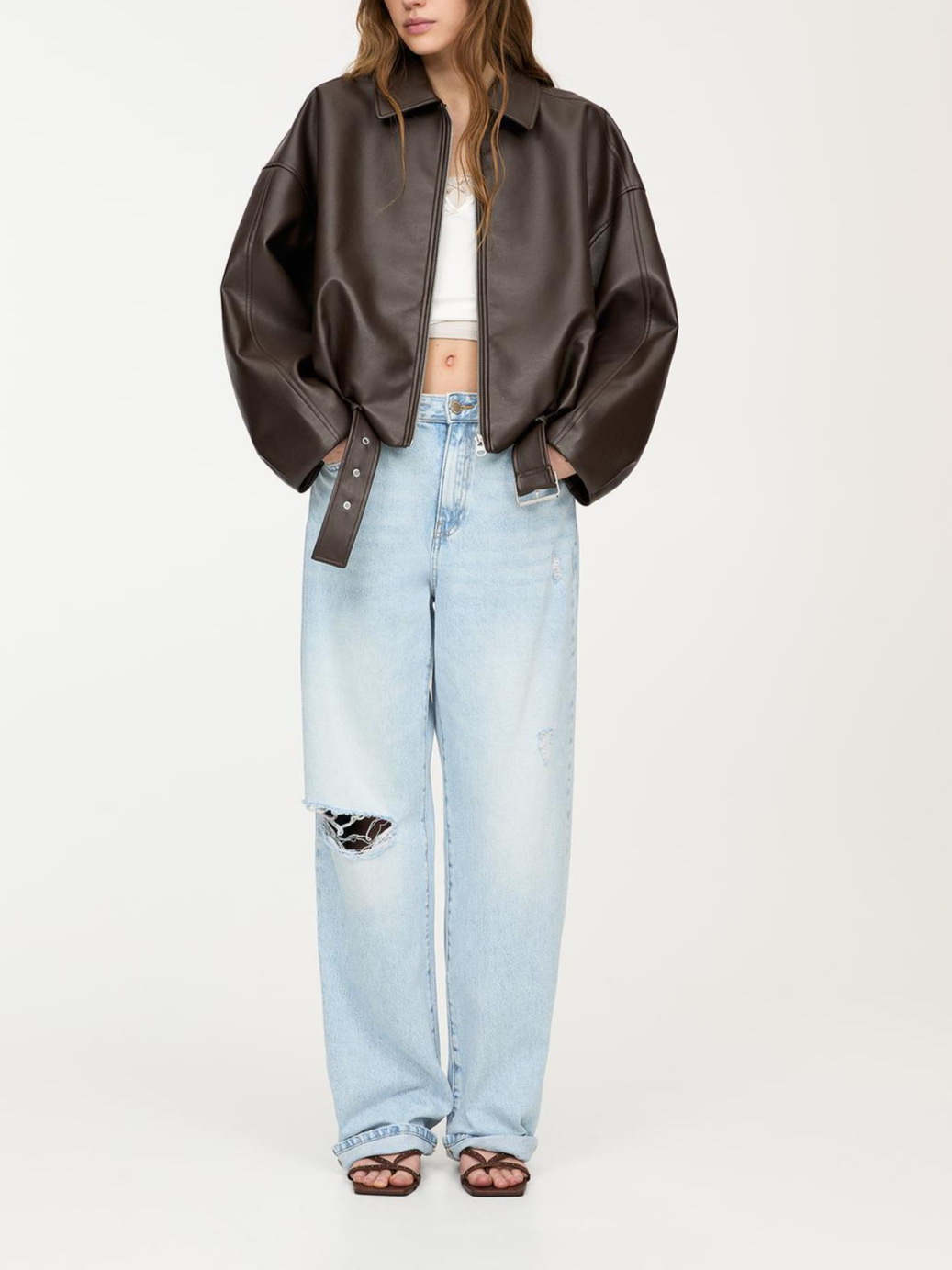 GG Fashion Leather Jacket Wome - Street Fashion Co review and price