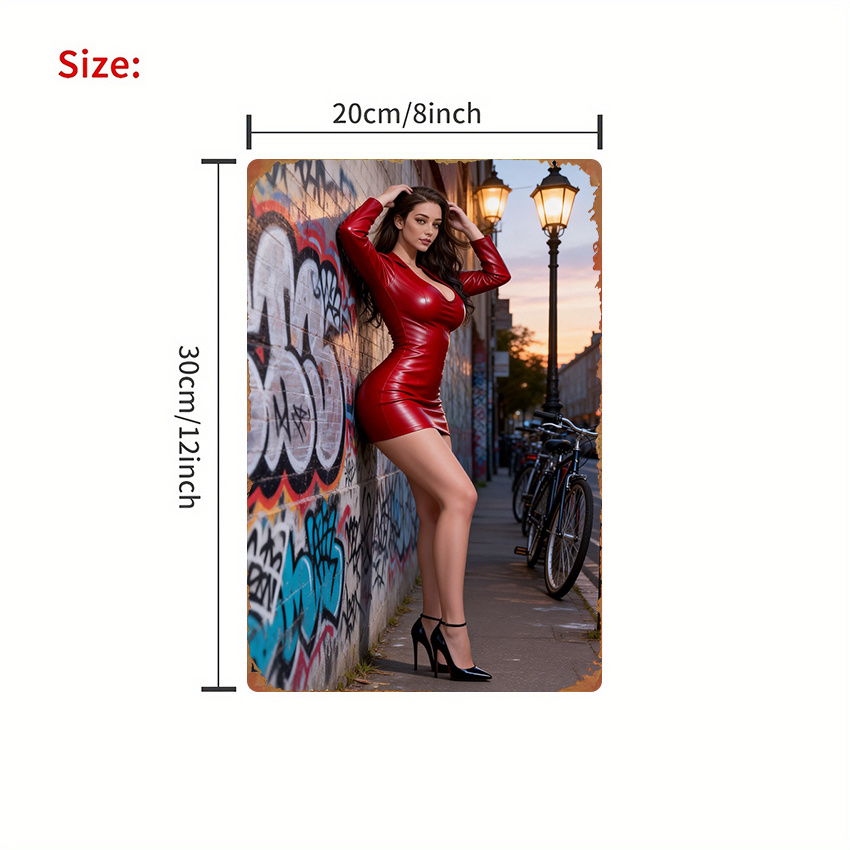 2D Flat Metal Sign - Fashion S - Street Fashion Graffiti review and price