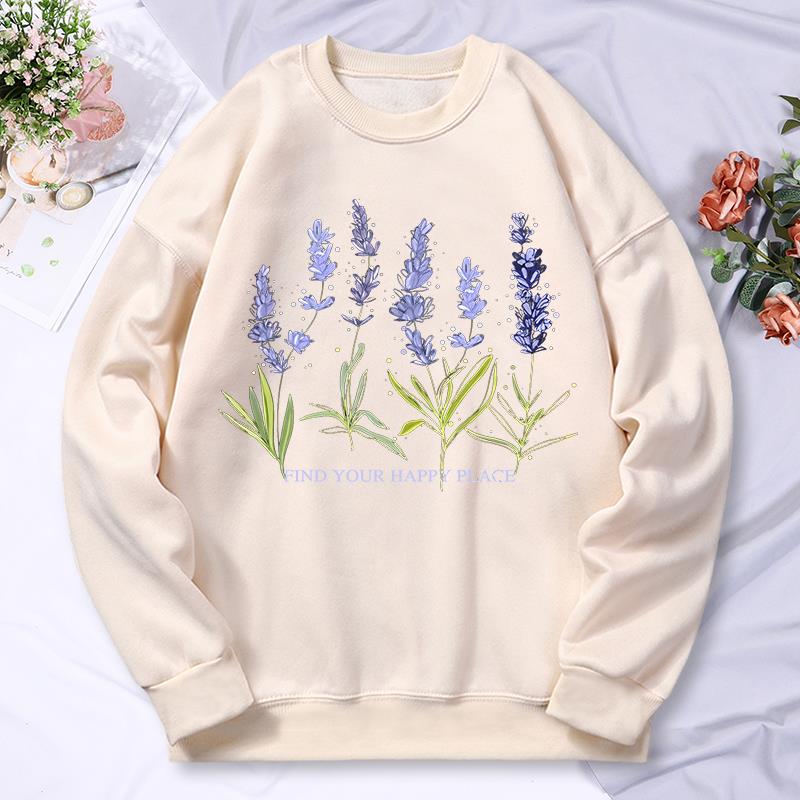 Beautiful Of Lavender Printing - Oversized Crewneck Fleece review and price