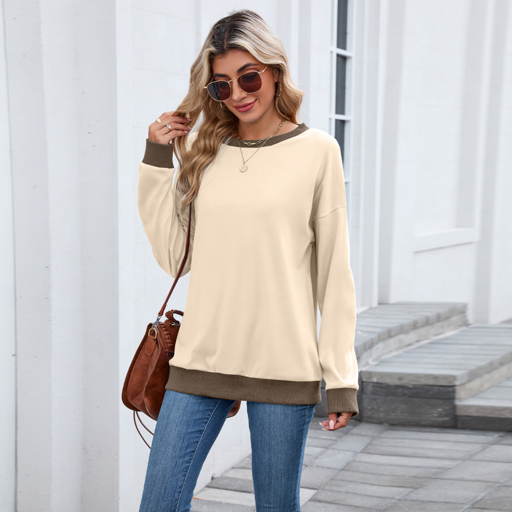 Women Fashion Loose Sweatshirt - Oversized Crewneck Fleece review and price