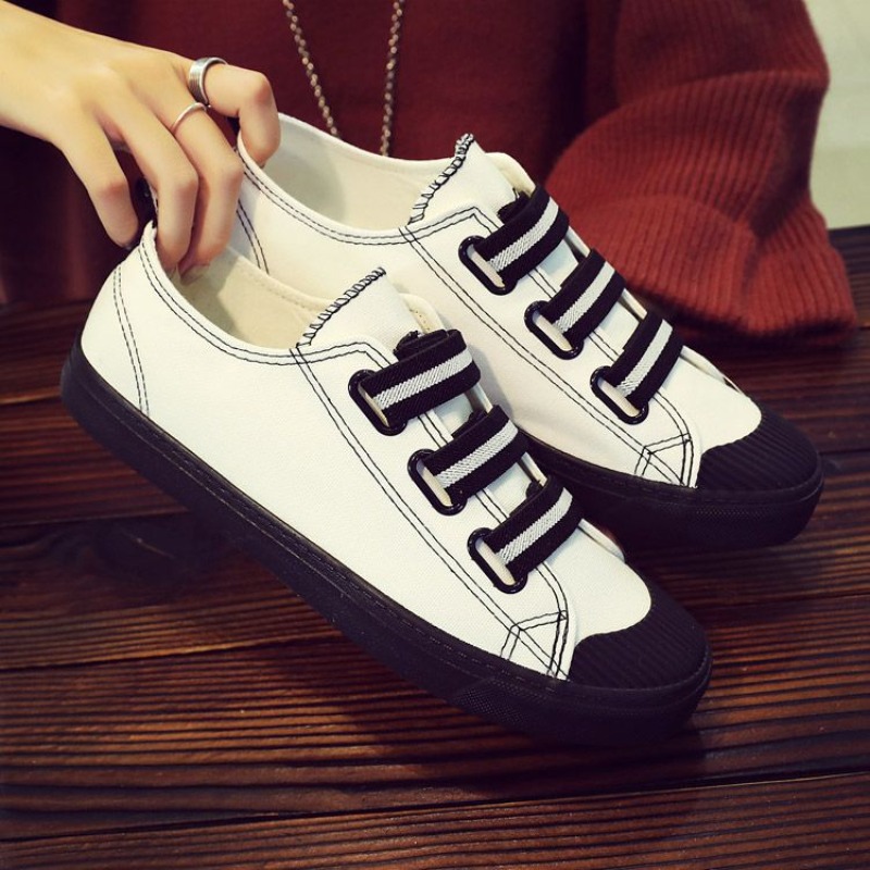 Korean Style Slip-On Canvas Sh - Street Fashion Hong Kong review and price