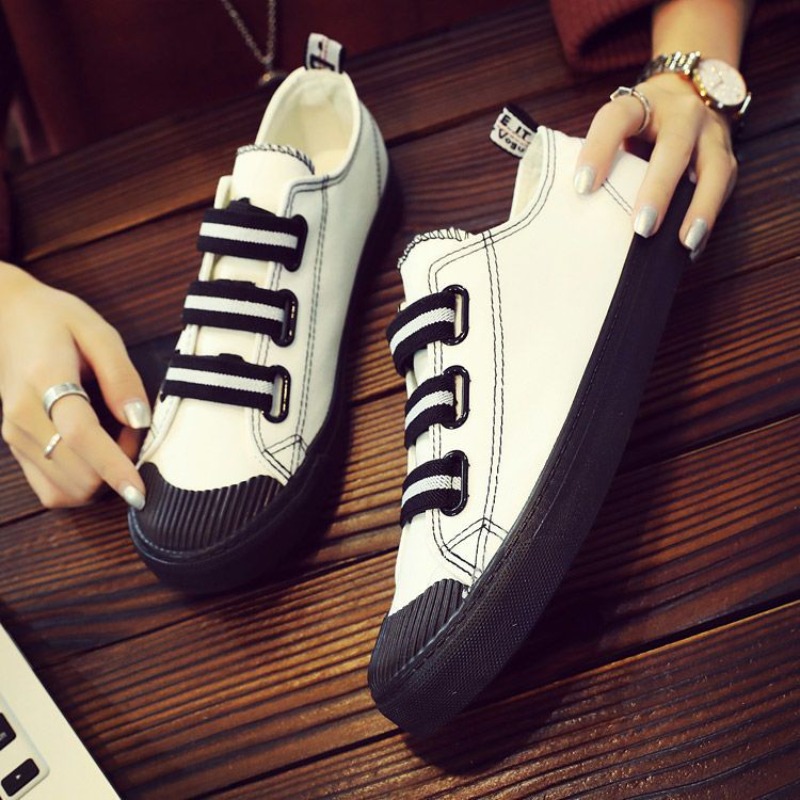 Korean Style Slip-On Canvas Sh - Street Fashion Hong Kong review and price