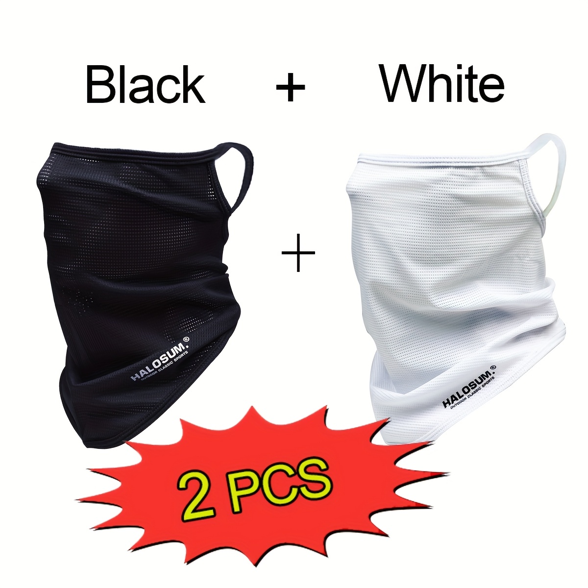 1/2Pcs Ice Silk Face Mask Brea - Street Fashion Kids review and price