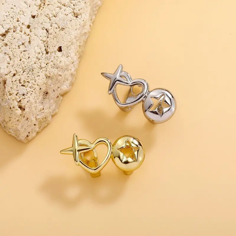 Classic Hip-Hop Star-Shaped Br - Street Fashion Jewelry review and price