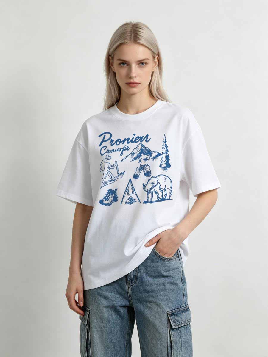 T-Shirts Land Free Women Cotto - Street Fashion Urban review and price