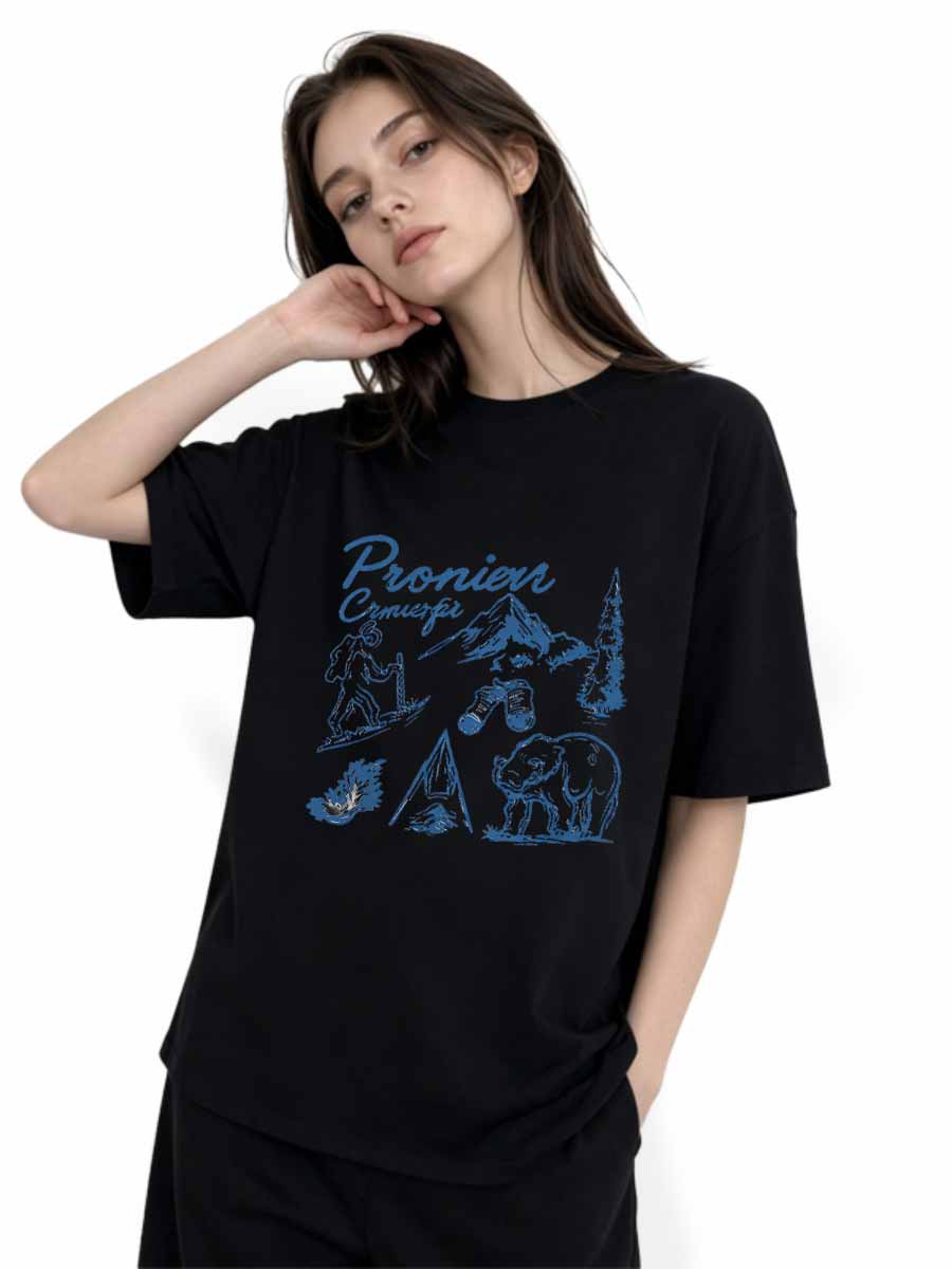 T-Shirts Land Free Women Cotto - Street Fashion Urban review and price