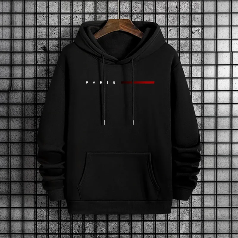 Trendy Mens Hooded Sweatshirt  - Street Fashion Paris 2025 review and price